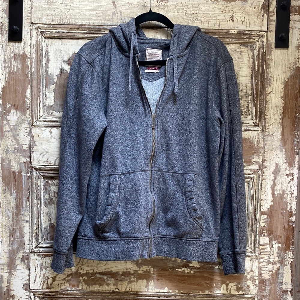 Fat Face Y2k Heather Gray Hoodie, Size S